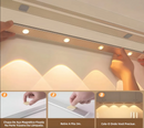 Luz LED com Sensor 60cm | 3 Cores Recarregável