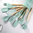 Kit  Premium de utensílios de Silicone |12 Peças